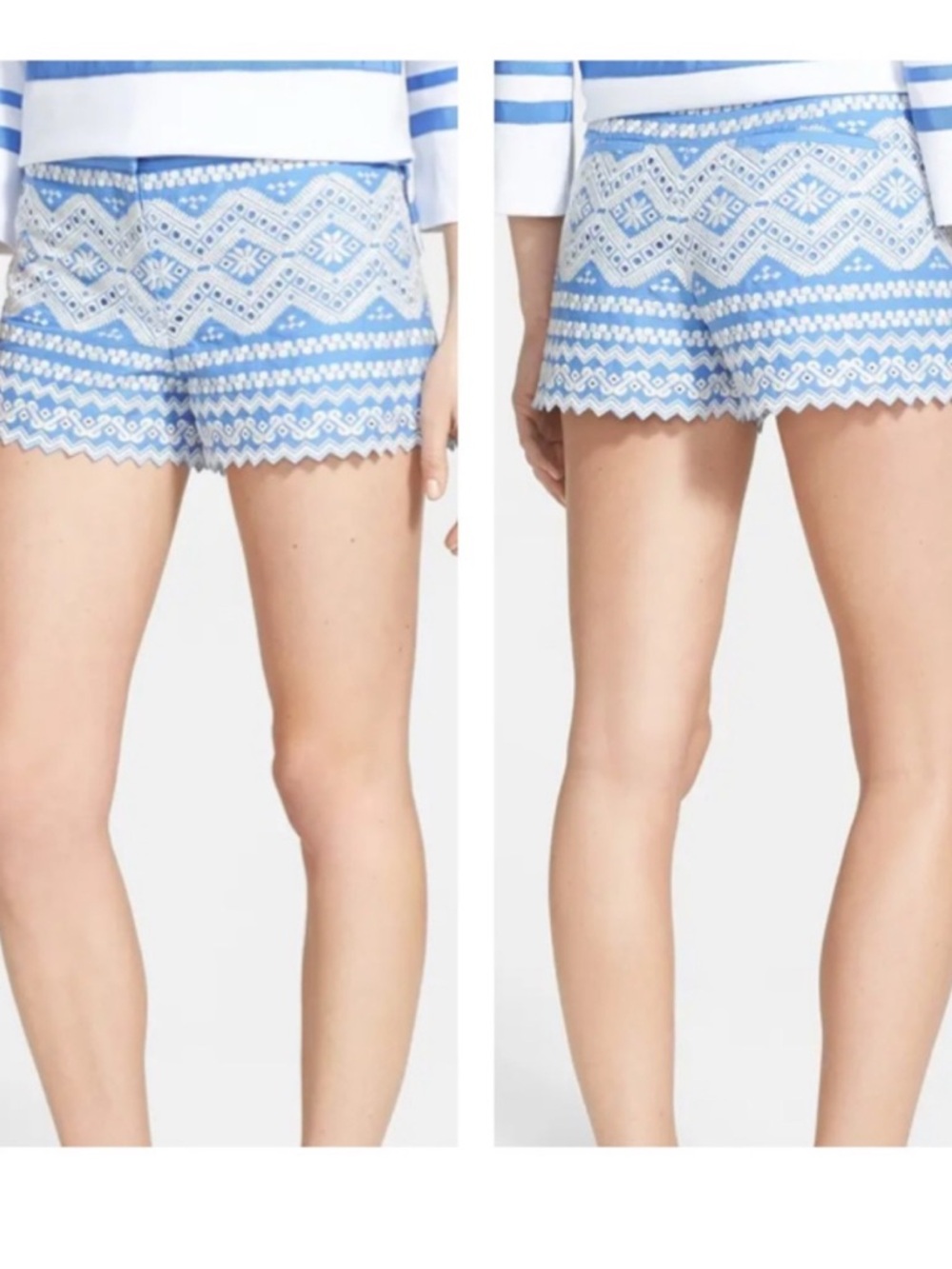 Tory Burch Veronique Embroidered Shorts